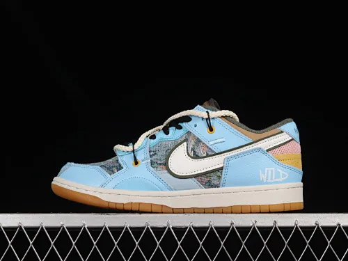 All categories Nk SB Dunk series Nk SB Dunk Low low-top skate shoes Nk Dunk Svrap stitching low-top skate shoes DB0500-200